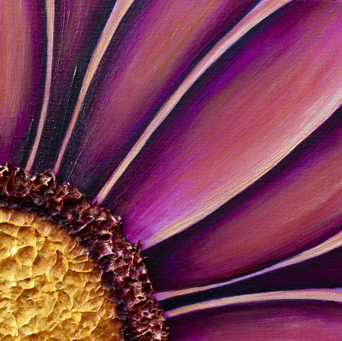 Pink Gerbera  10 x 10 by Denise Cassidy Wood 