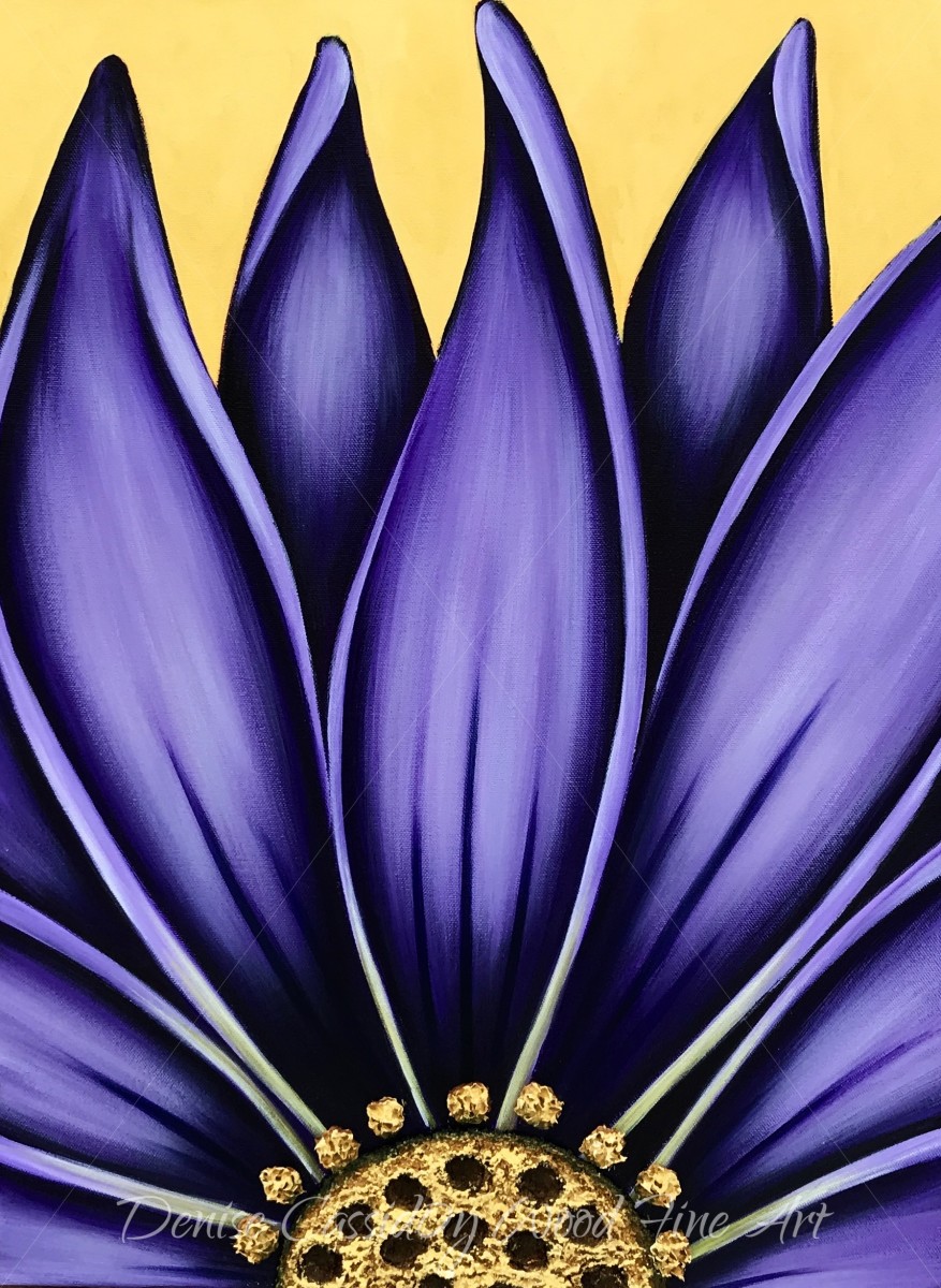 Purple Daisy #578 by Denise Cassidy Wood 