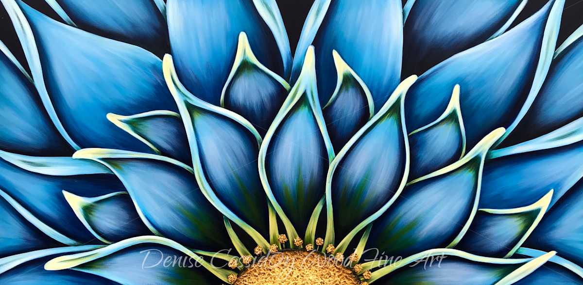 Custom Blue Dahlia #581 by Denise Cassidy, Image 1.