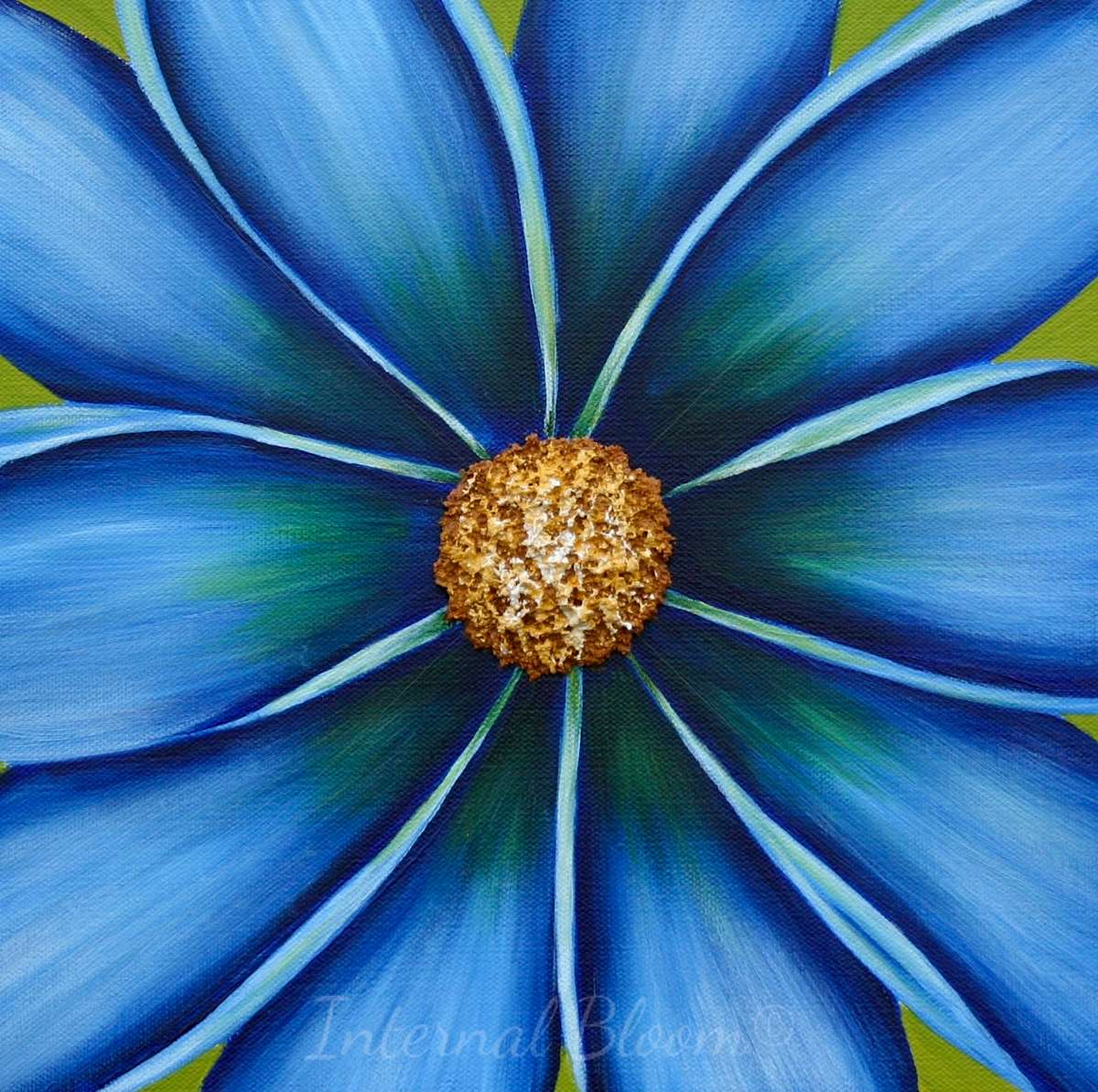 Blue Daisy  by Denise Cassidy, Image 1.