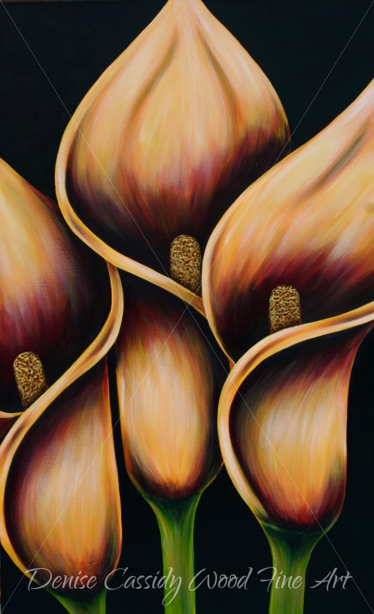 Golden Lilies by Denise Cassidy, Image 1.