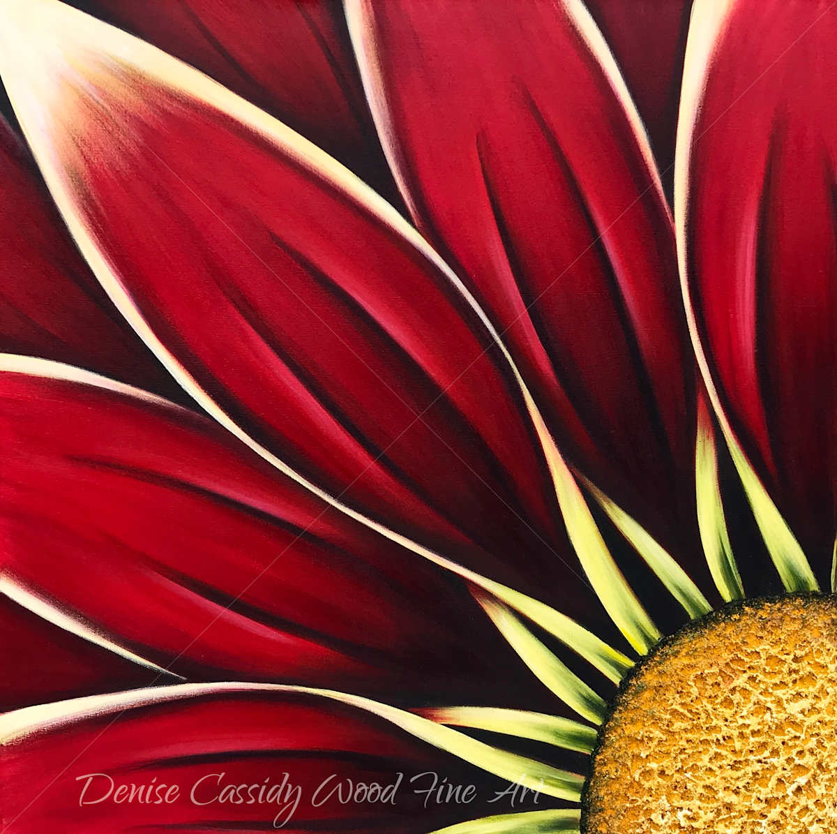 Red Daisy #605 by Denise Cassidy, Image 5.