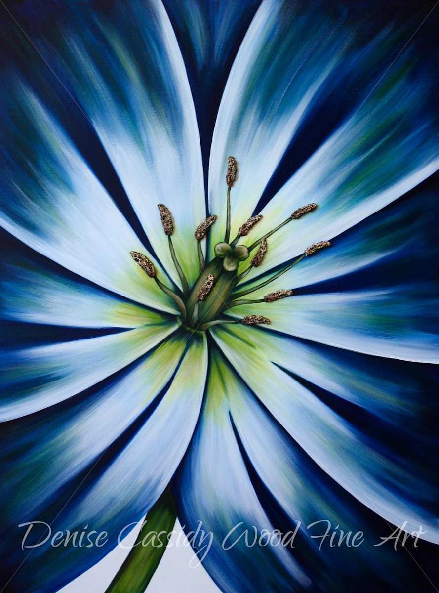 Blue Tulip by Denise Cassidy, Image 1.
