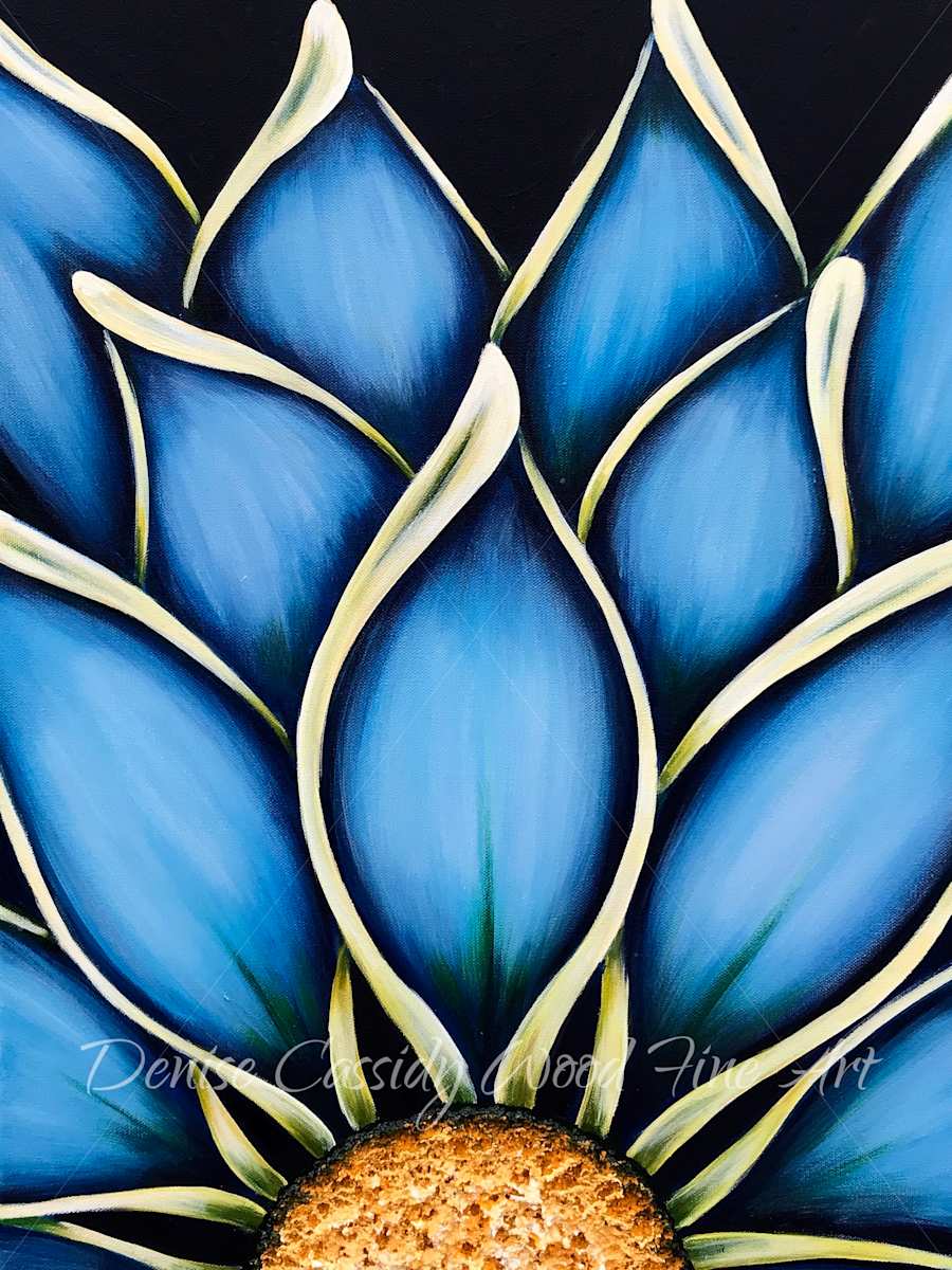 Blue Dahlia #615 by Denise Cassidy, Image 2.