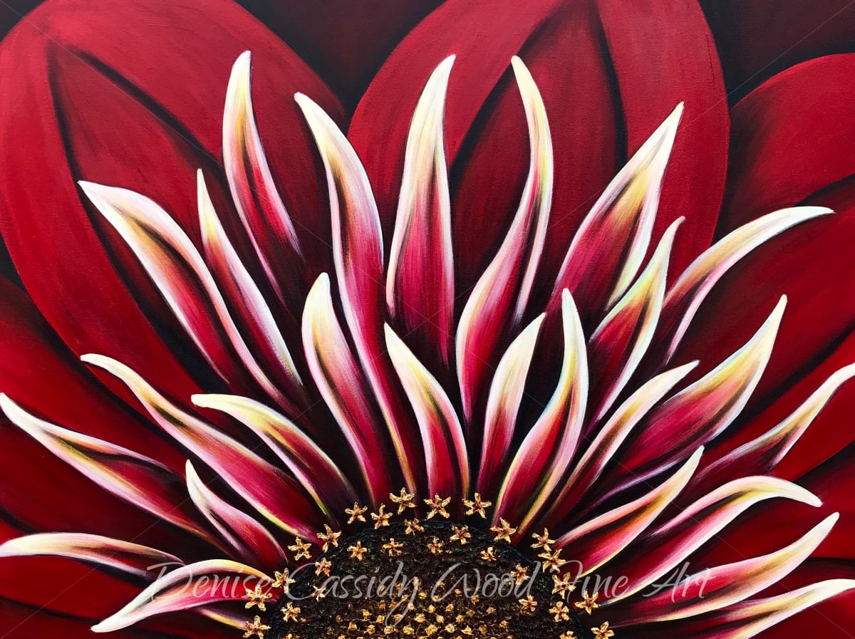 Red Zinnia #644 by Denise Cassidy, Image 3.