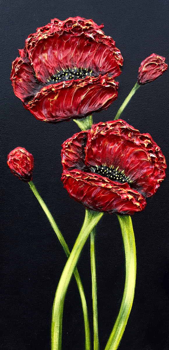 Red Poppies #681 by Denise Cassidy Wood 