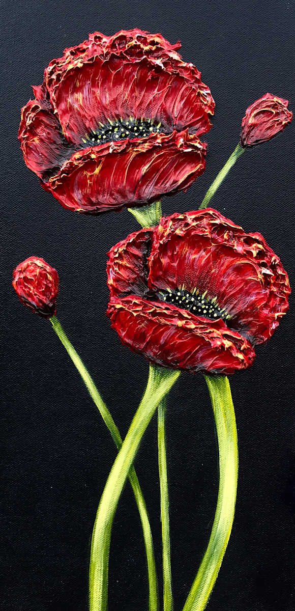 Red Poppies #681 by Denise Cassidy, Image 2.