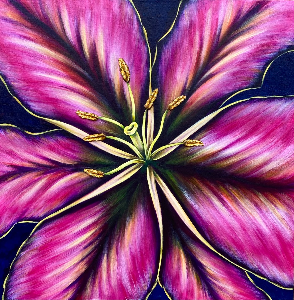 Pink Lily #642 by Denise Cassidy Wood 