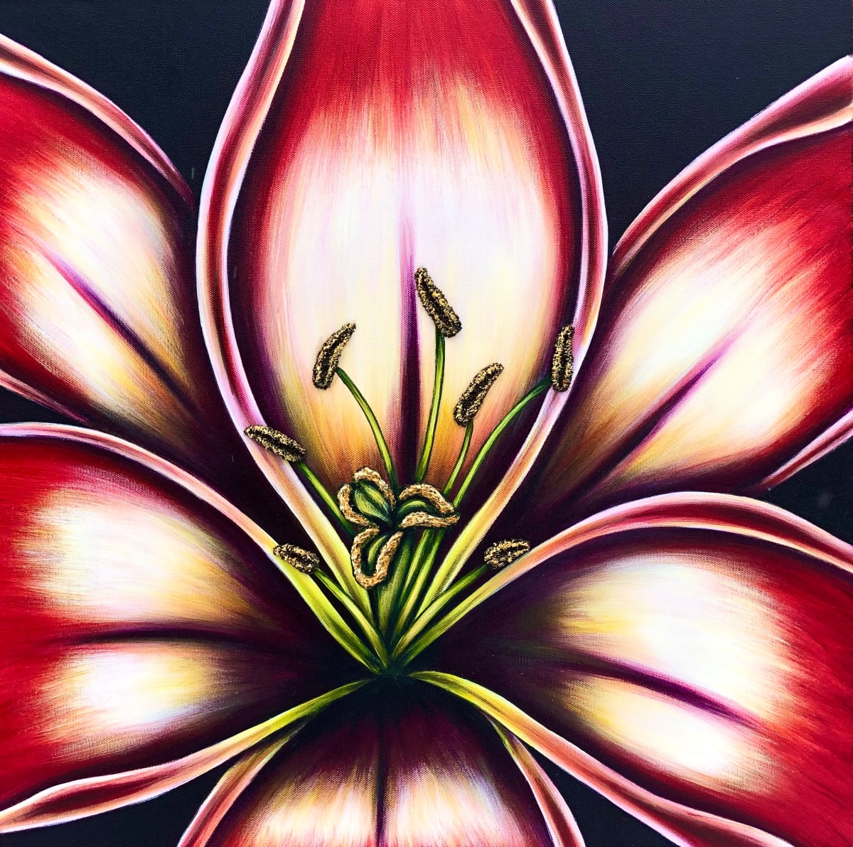Crimson Lily #968 by Denise Cassidy, Image 1.