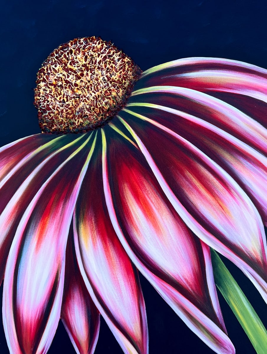 Cone Flower #582 by Denise Cassidy Wood 