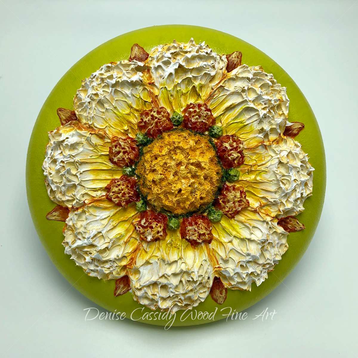 Sm. Lime Mandala #765 by Denise Cassidy, Image 1.