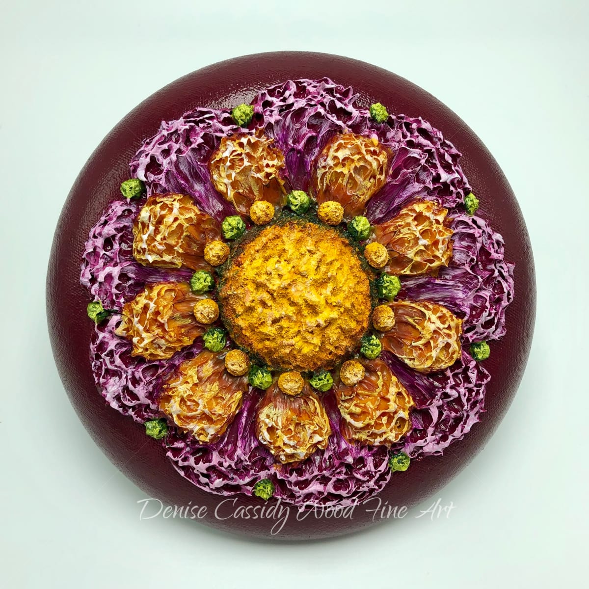 Sm. Magenta Mandala #766 by Denise Cassidy, Image 1.