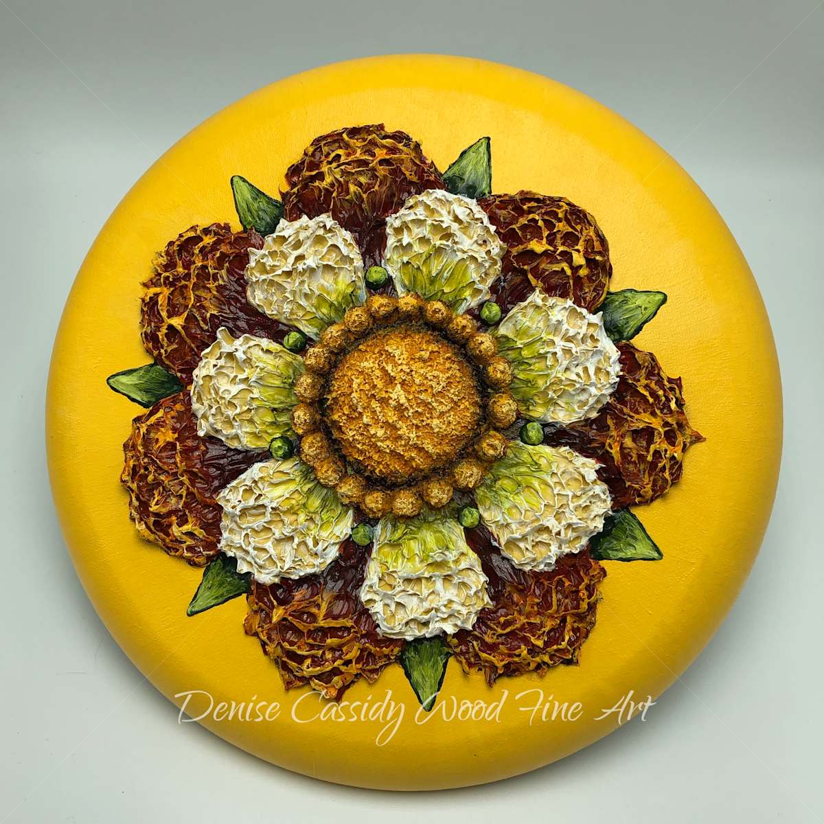 Md. Yellow Mandala #784 by Denise Cassidy, Image 1.