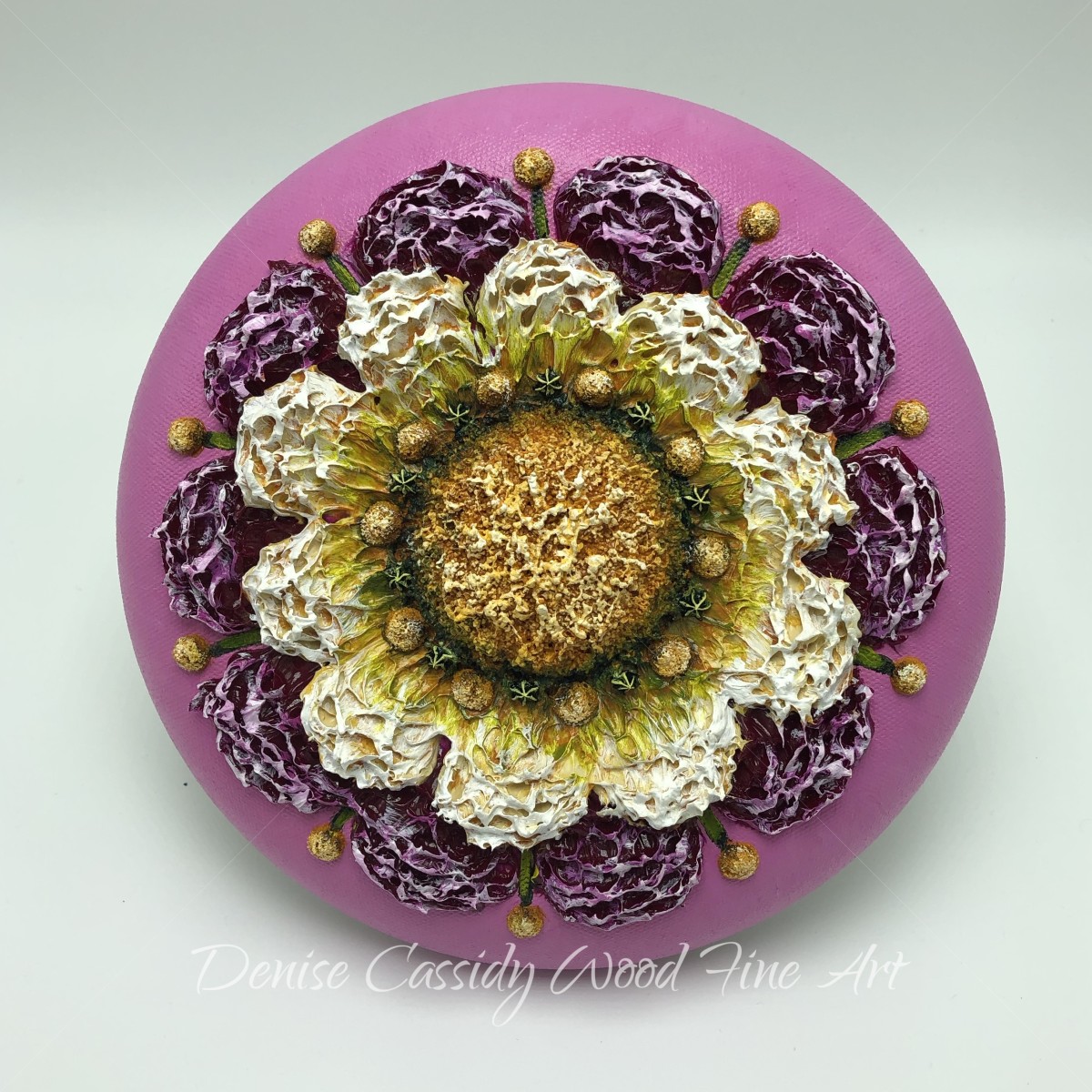 Sm. Mandala - Pink #836 by Denise Cassidy, Image 1.