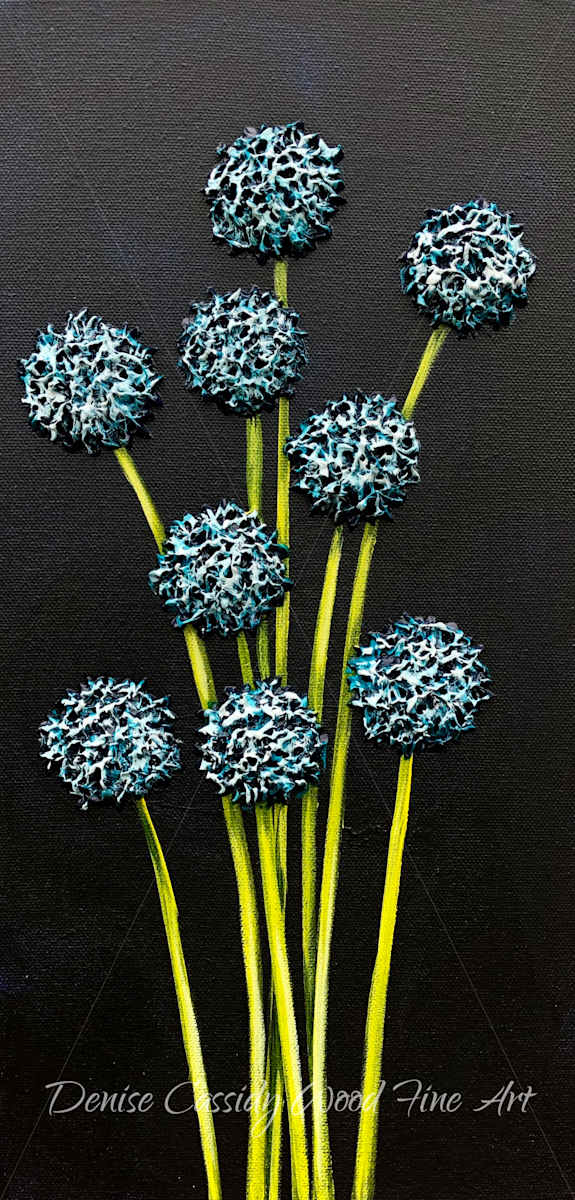 Small Works - Blue #850 by Denise Cassidy, Image 2.