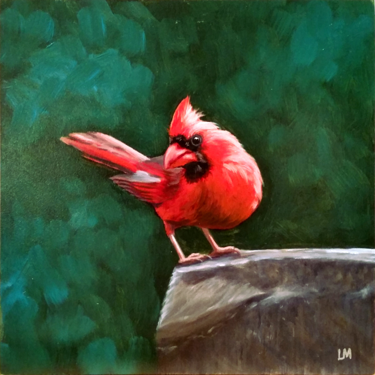 Cardinal SOLD by Linda Merchant Pearce 