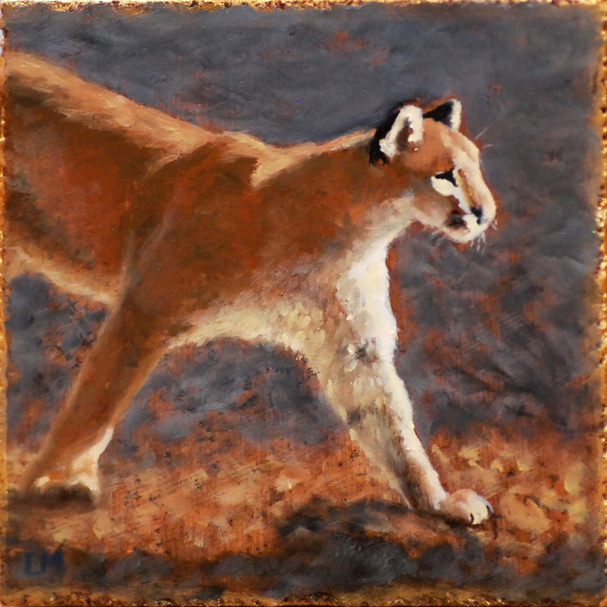 Cougar Tile by Linda Merchant Pearce 