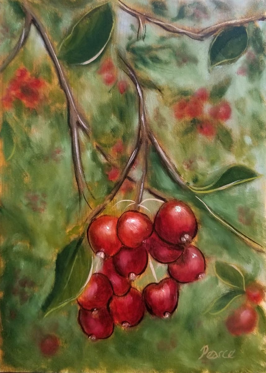 Crabapples SOLD by Linda Merchant Pearce 