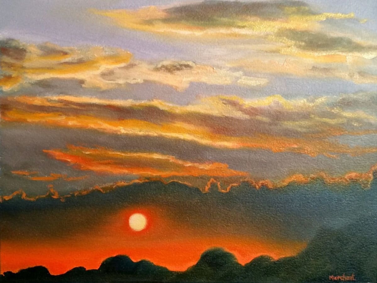 Sunset 9 AVAILABLE by Linda Merchant Pearce 