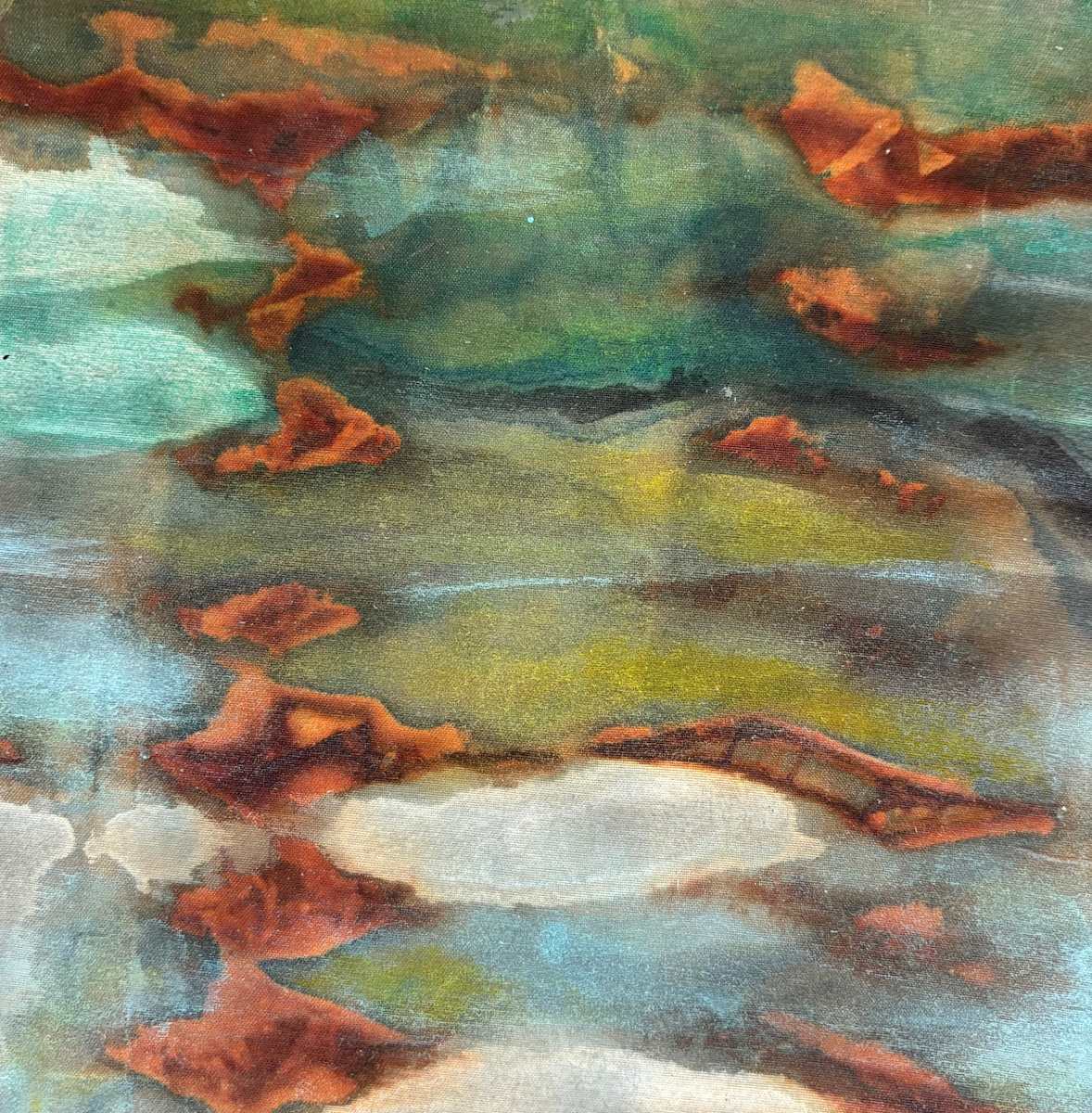 Rosalie Frankel:  FLOW (sold) by STEPHANIE HARGRAVE, Image 1.