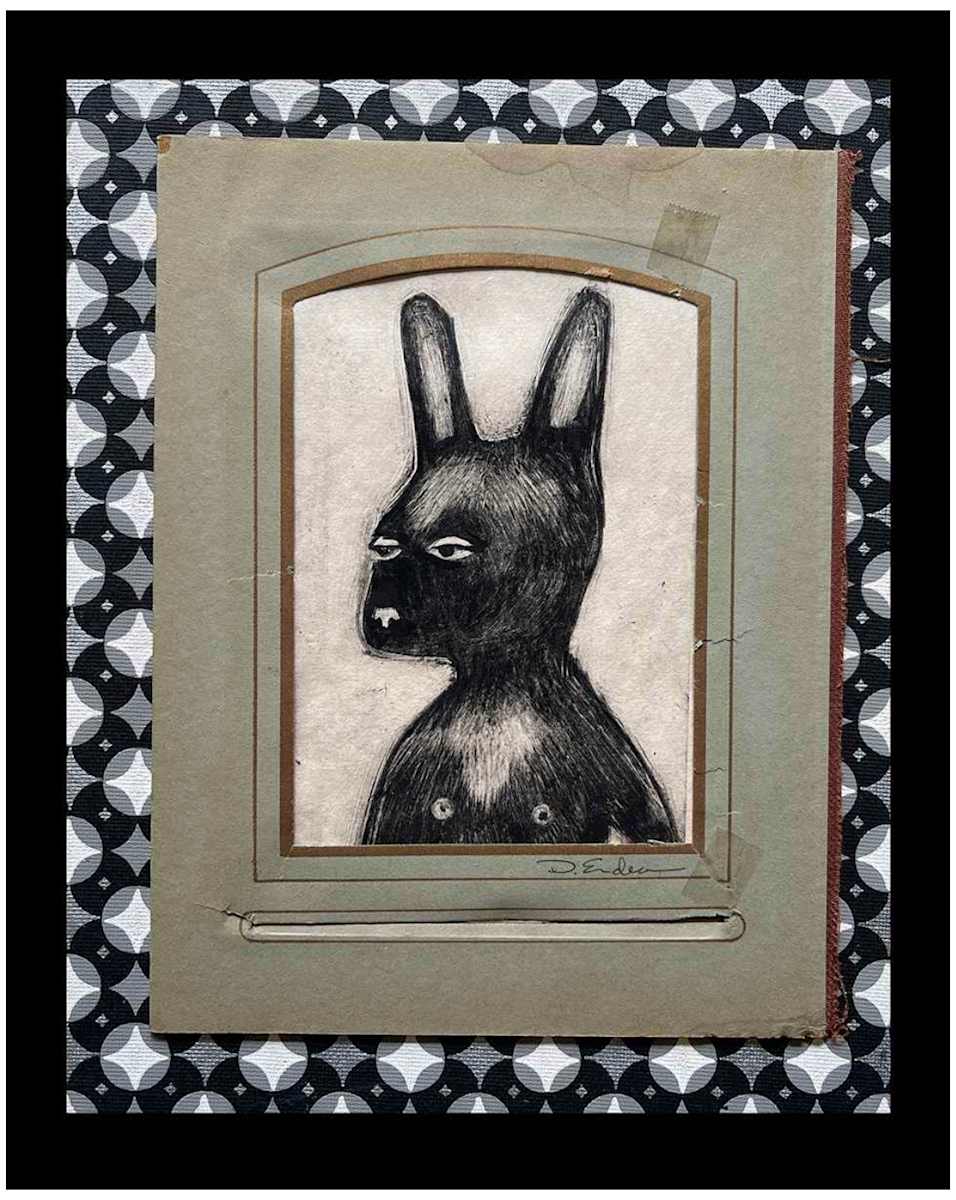 Dawn Endean:  VINTAGE RABBIT 2 by STEPHANIE HARGRAVE, Image 1.