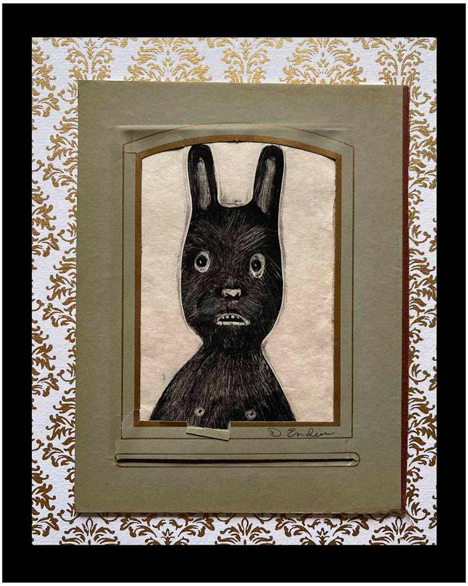 Dawn Endean:  VINTAGE RABBIT 3 by STEPHANIE HARGRAVE 