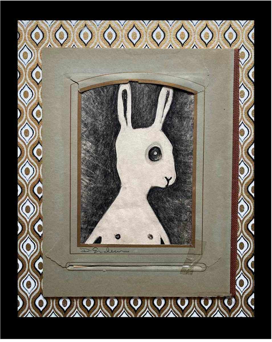 Dawn Endean:  VINTAGE RABBIT 5 by STEPHANIE HARGRAVE, Image 2.