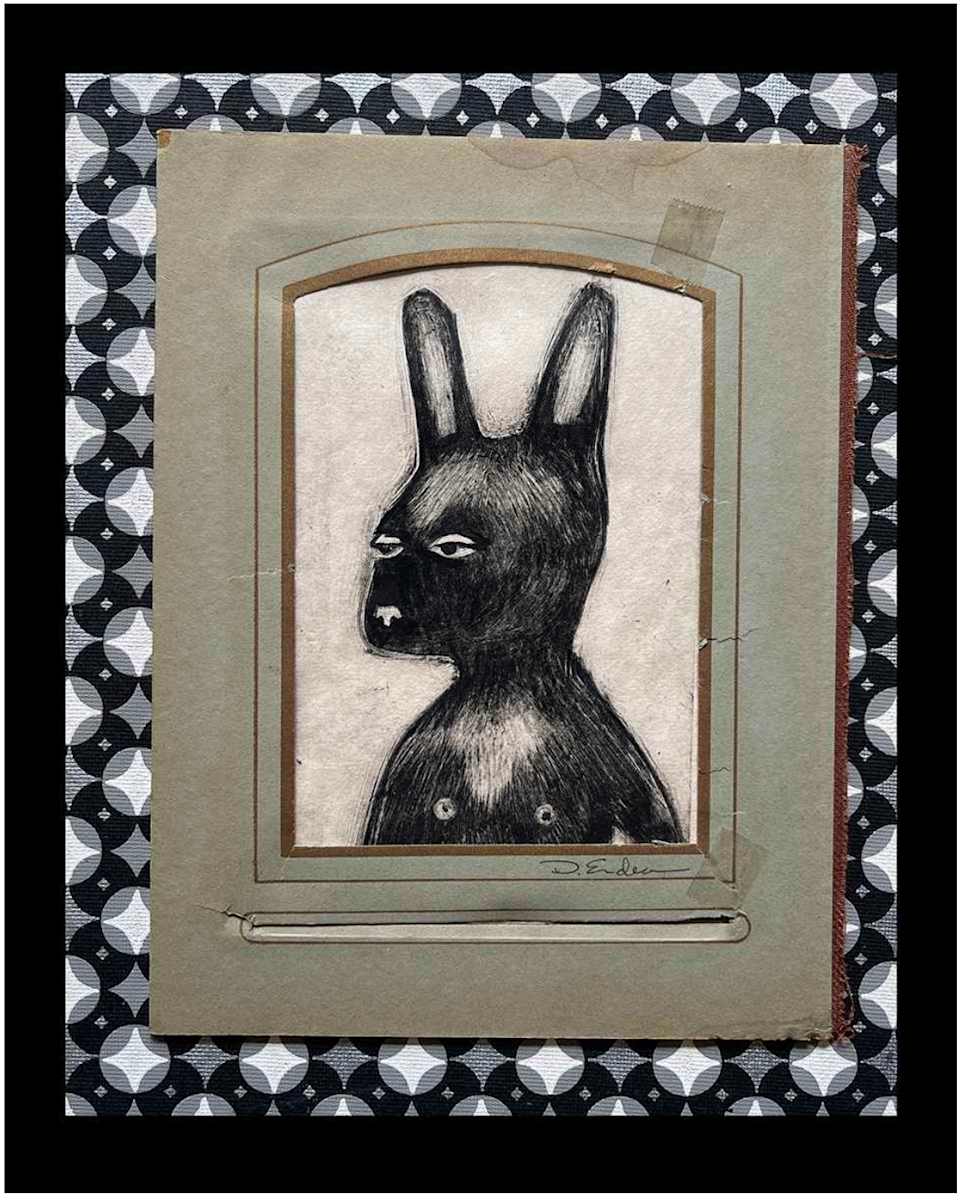 Dawn Endean:  VINTAGE RABBIT 1 by STEPHANIE HARGRAVE, Image 2.