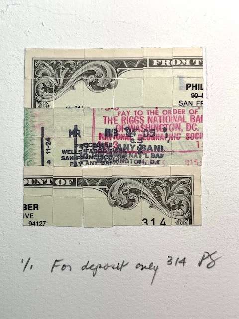 Phil Stoiber:  FOR DEPOSIT ONLY 314 by STEPHANIE HARGRAVE, Image 1.