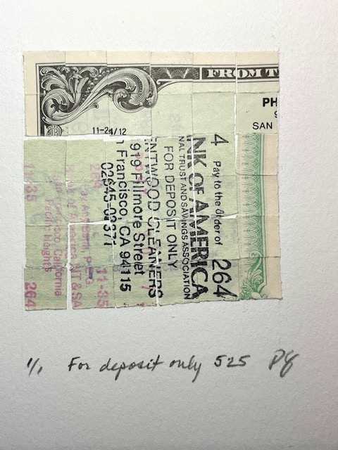 Phil Stoiber:  FOR DEPOSIT ONLY 525 by STEPHANIE HARGRAVE, Image 2.