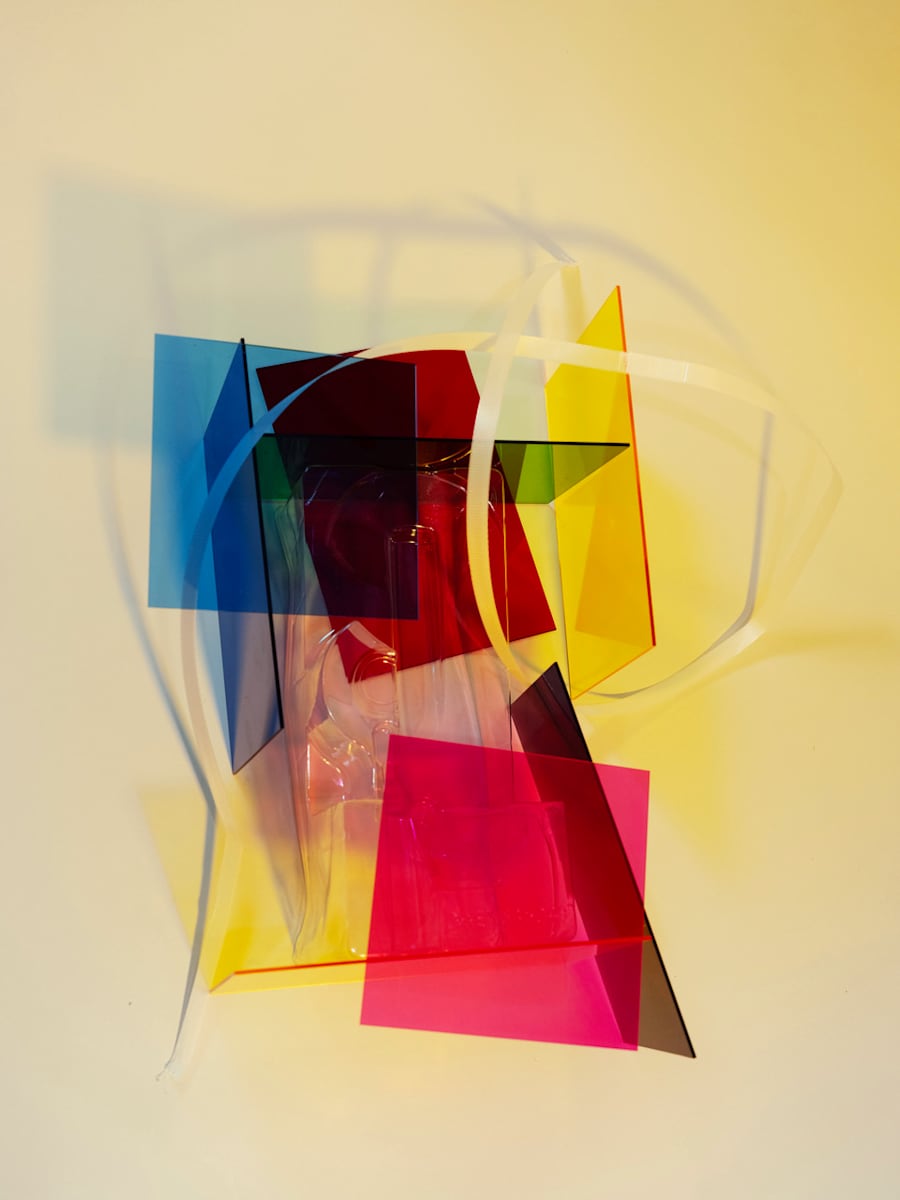 Albert Varady:  BLUE RED YELLOW PINK by STEPHANIE HARGRAVE, Image 2.