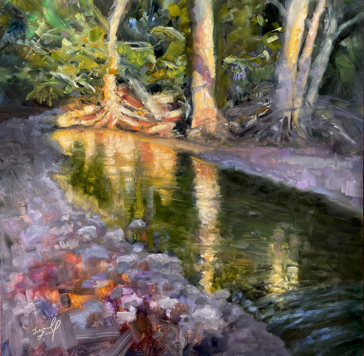 Creek at Tucker's Grove by Liesel Lund 