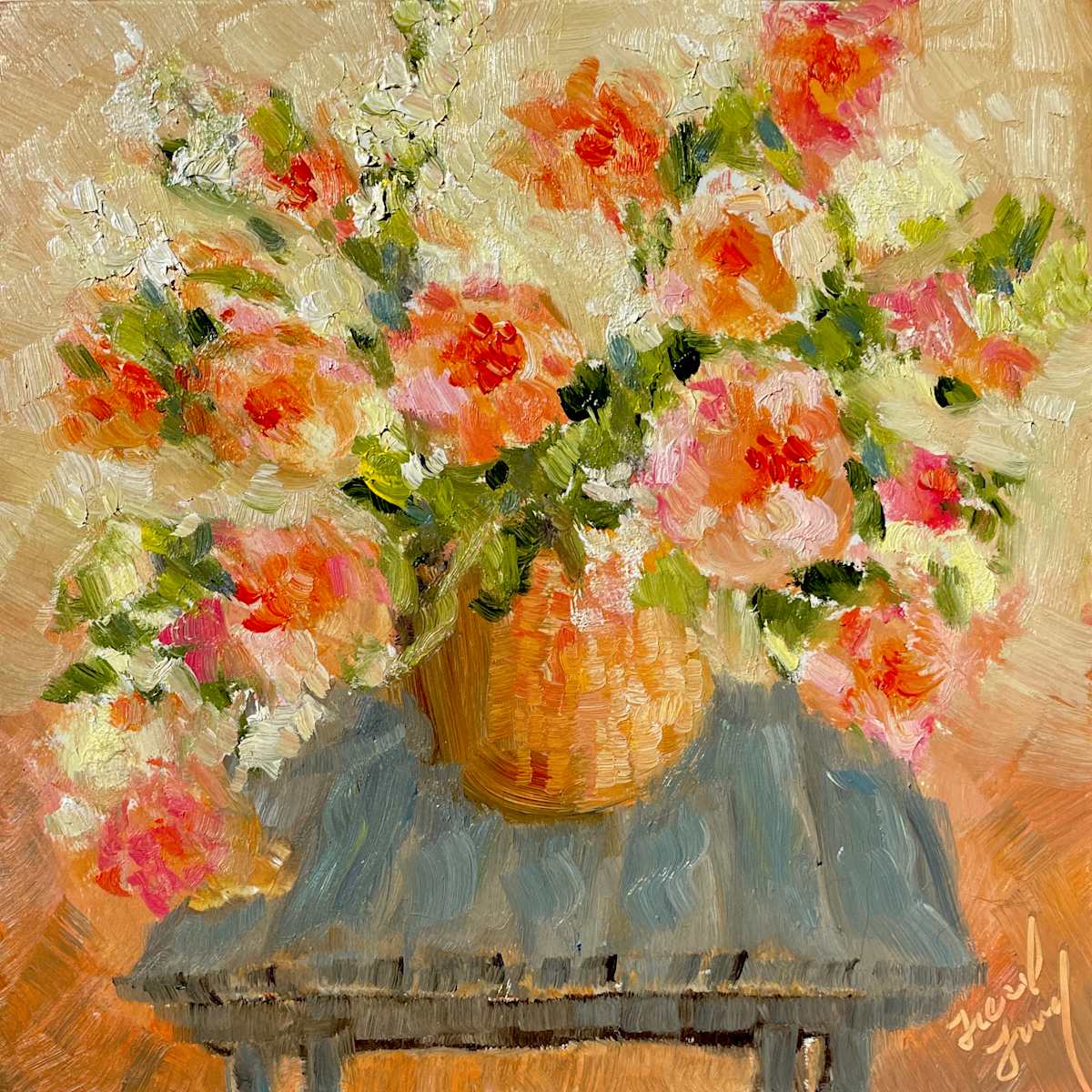 Peaches & Cream by Liesel Lund 
