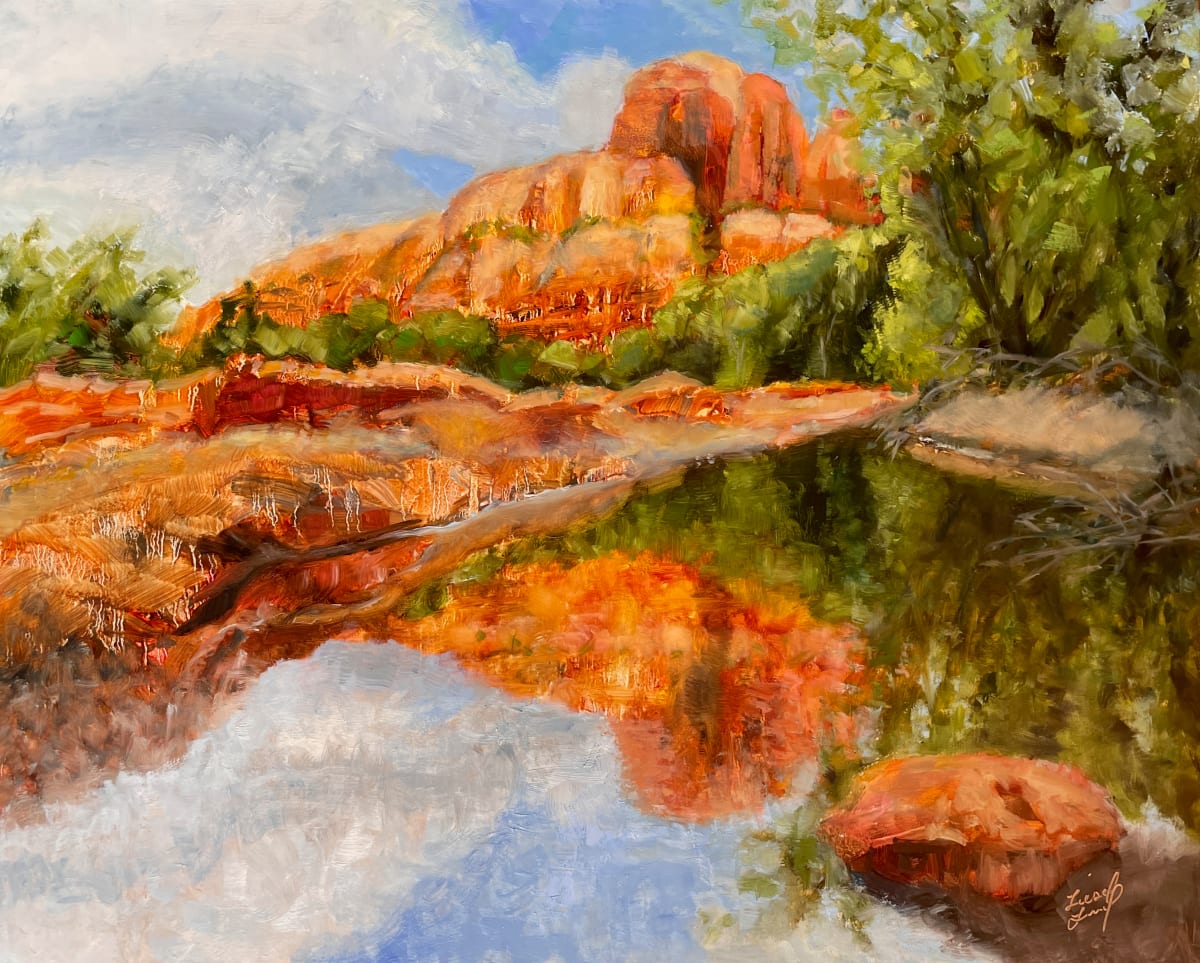 Sedona Reflections by Liesel Lund 