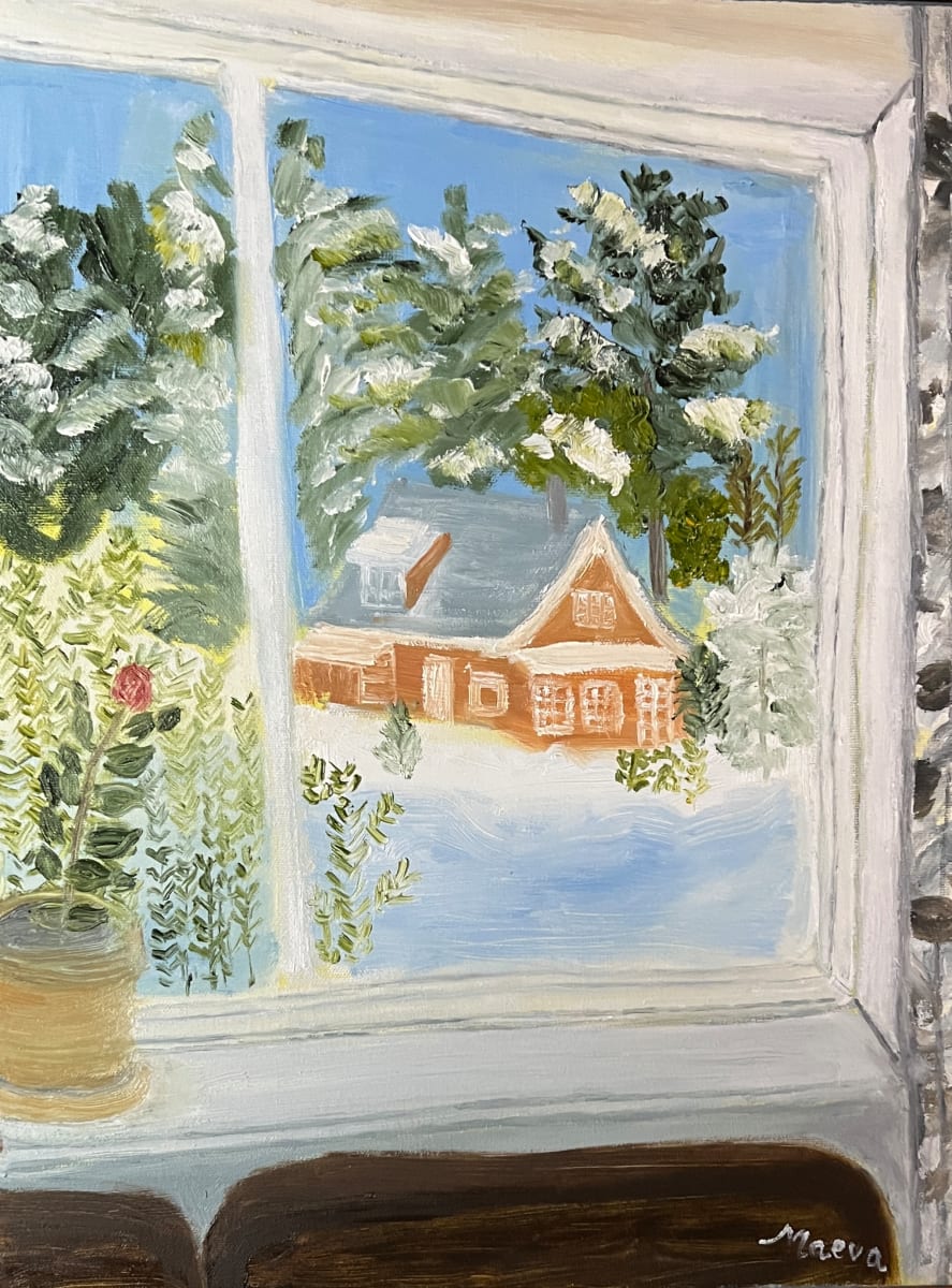 Winter Through My Window by Maeva Lightheart 