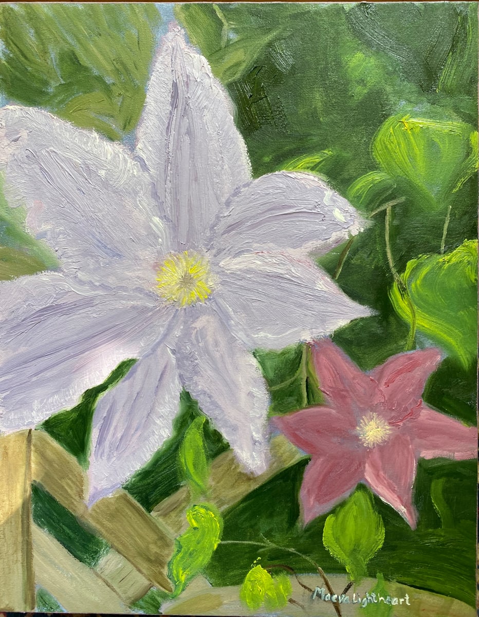 Summer Clematis by Maeva Lightheart 