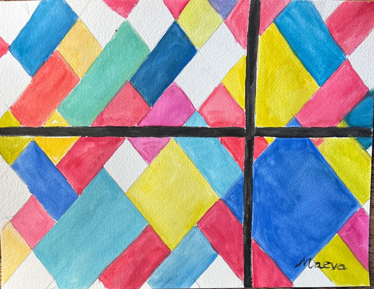 Mondrian Inspired by Maeva Lightheart, Image 1.