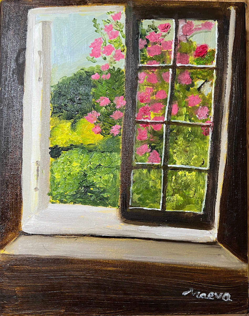 Garden Through a Window by Maeva Lightheart, Image 1.