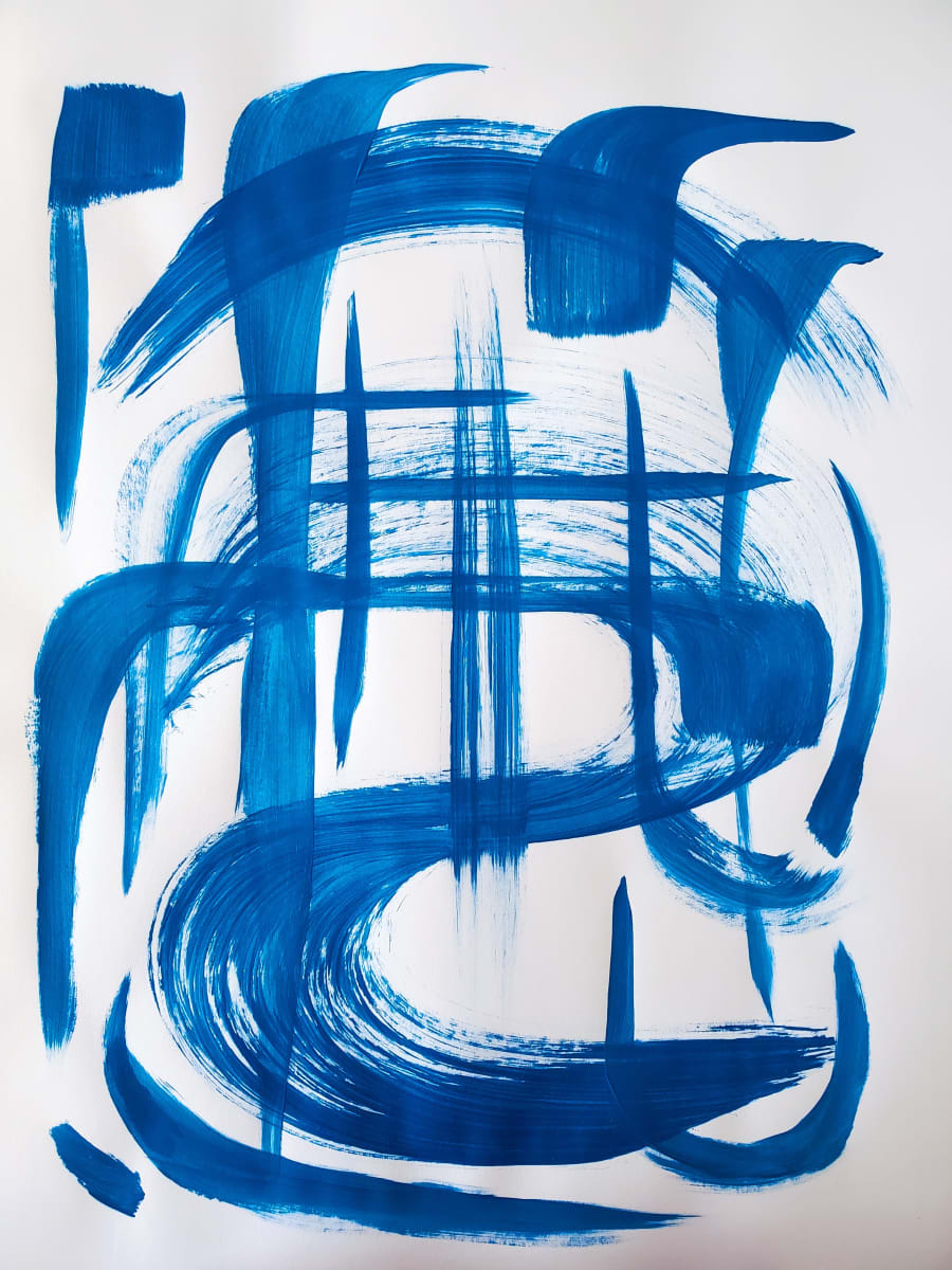 We spoke in gestures (Blue II) 