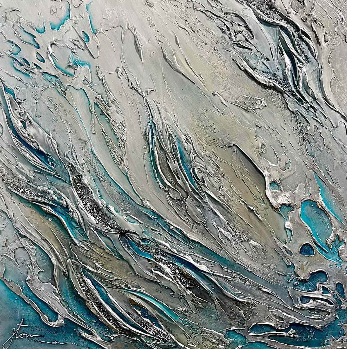 Creating consciousness I by Joanna Touma Art 