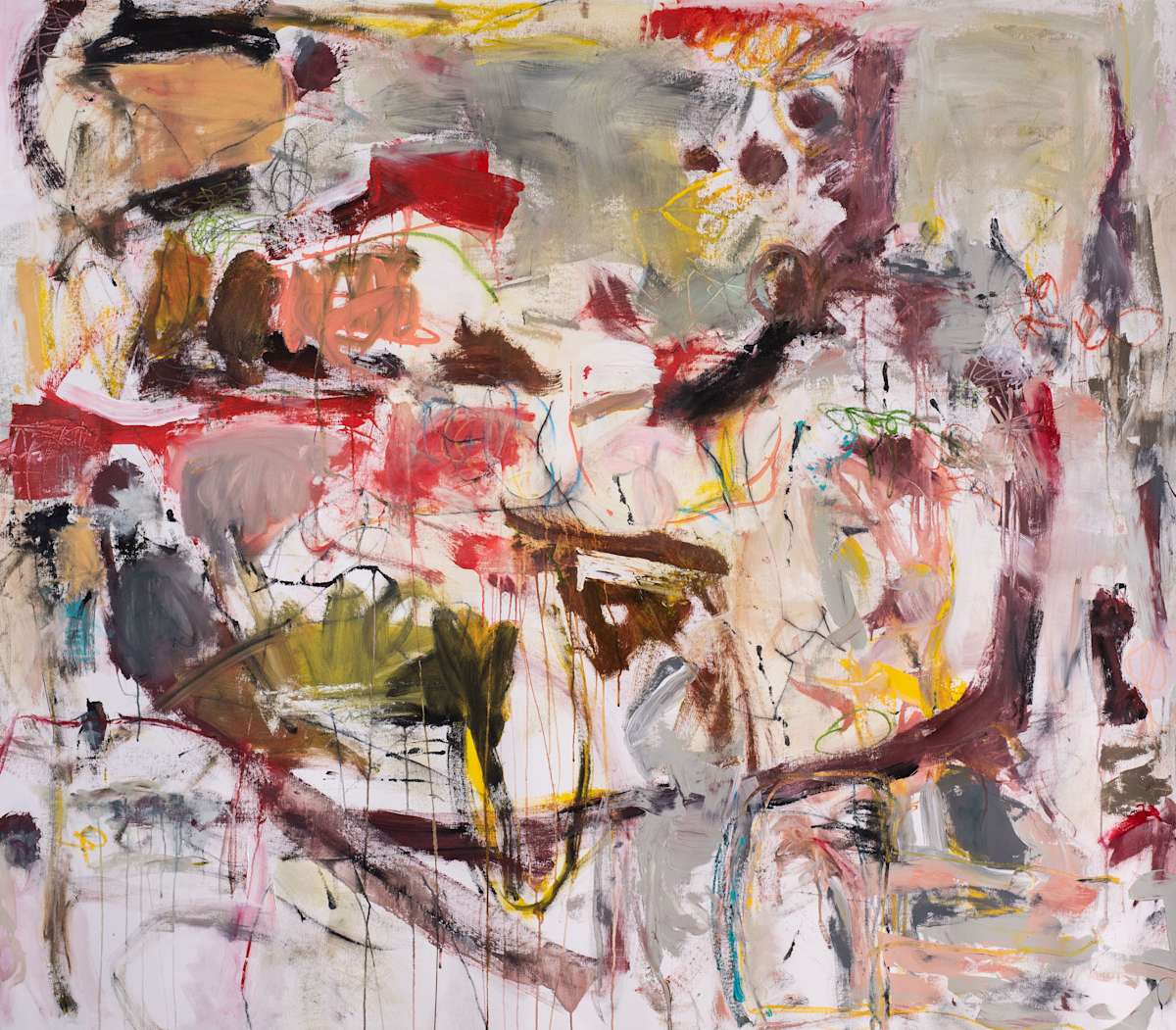 Mardi Gras by Helen S Cohen  Image: Collaborative painting with Diane Goldstein #3