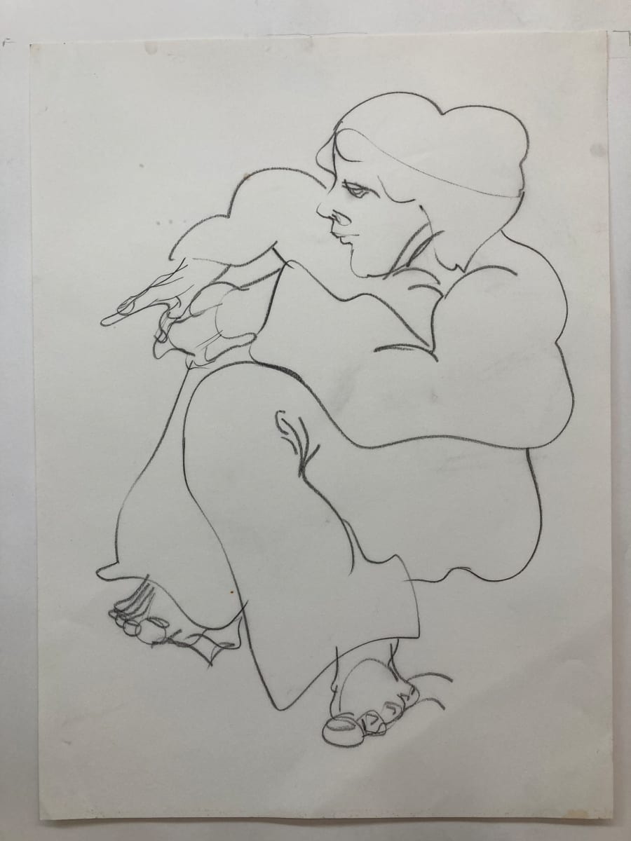 Untitled  Image: Figure line drawing 