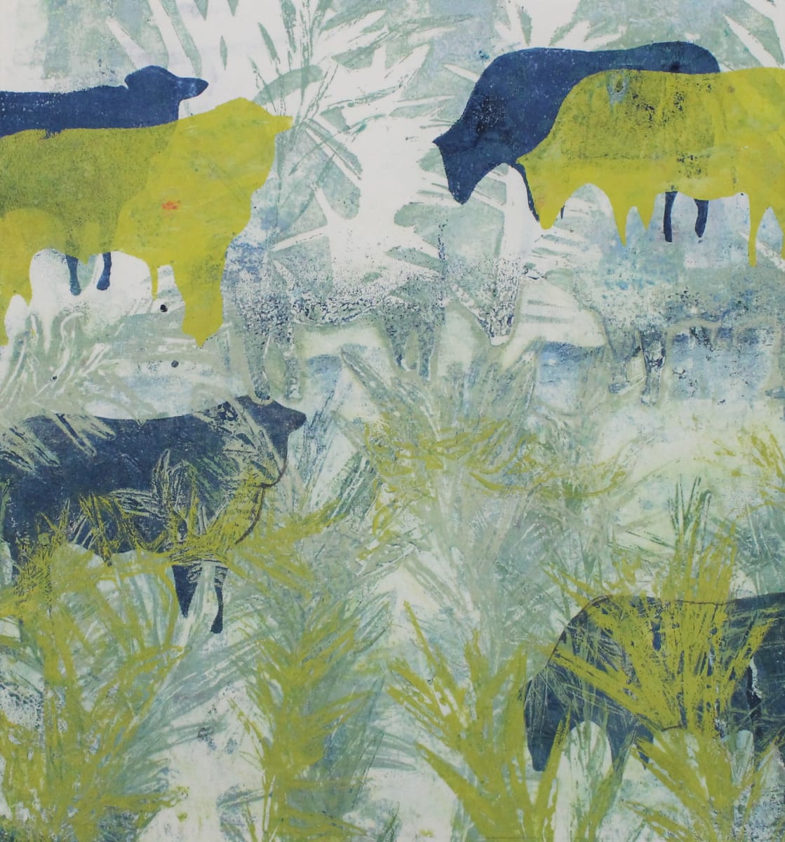 Pastures #4 by Helene Leane 