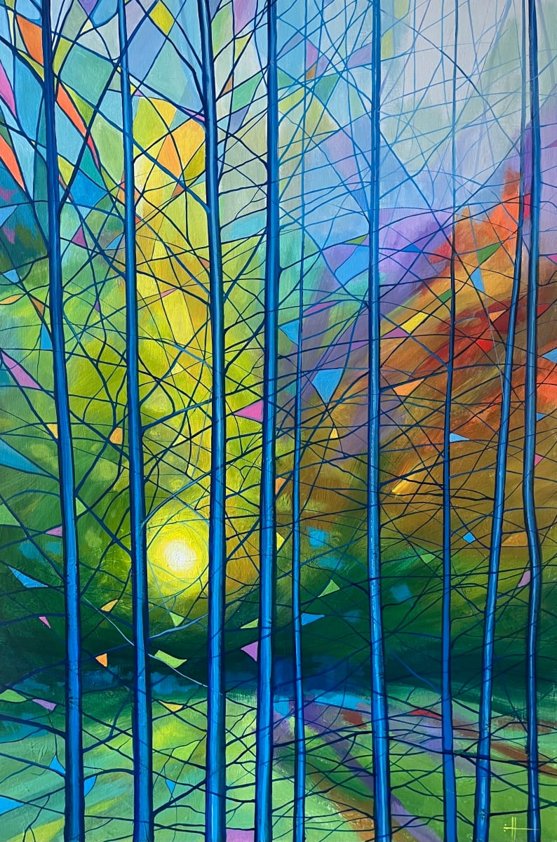 Stained Glass Forest by Hunter Jay 