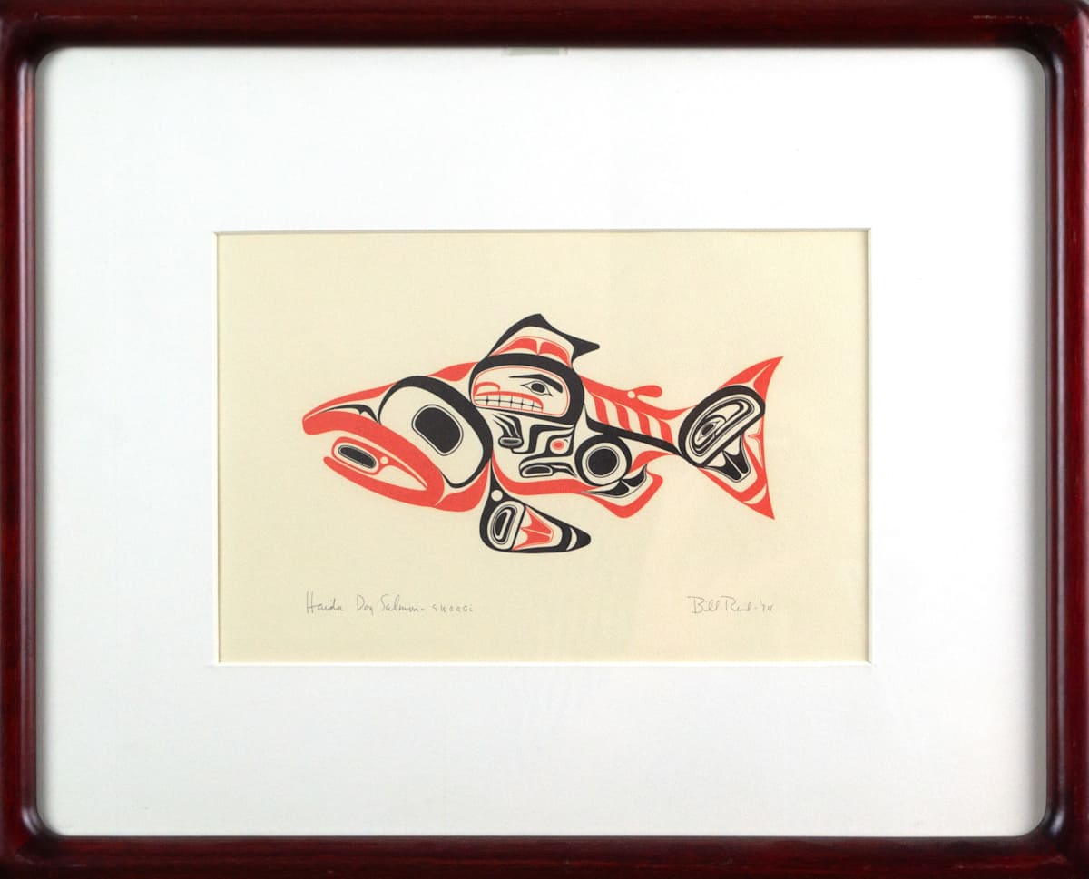 Haida Dog Salmon by Bill Reid 
