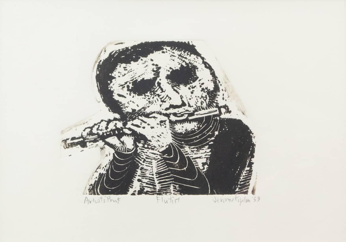 Flutist by Jerome Kaplan 