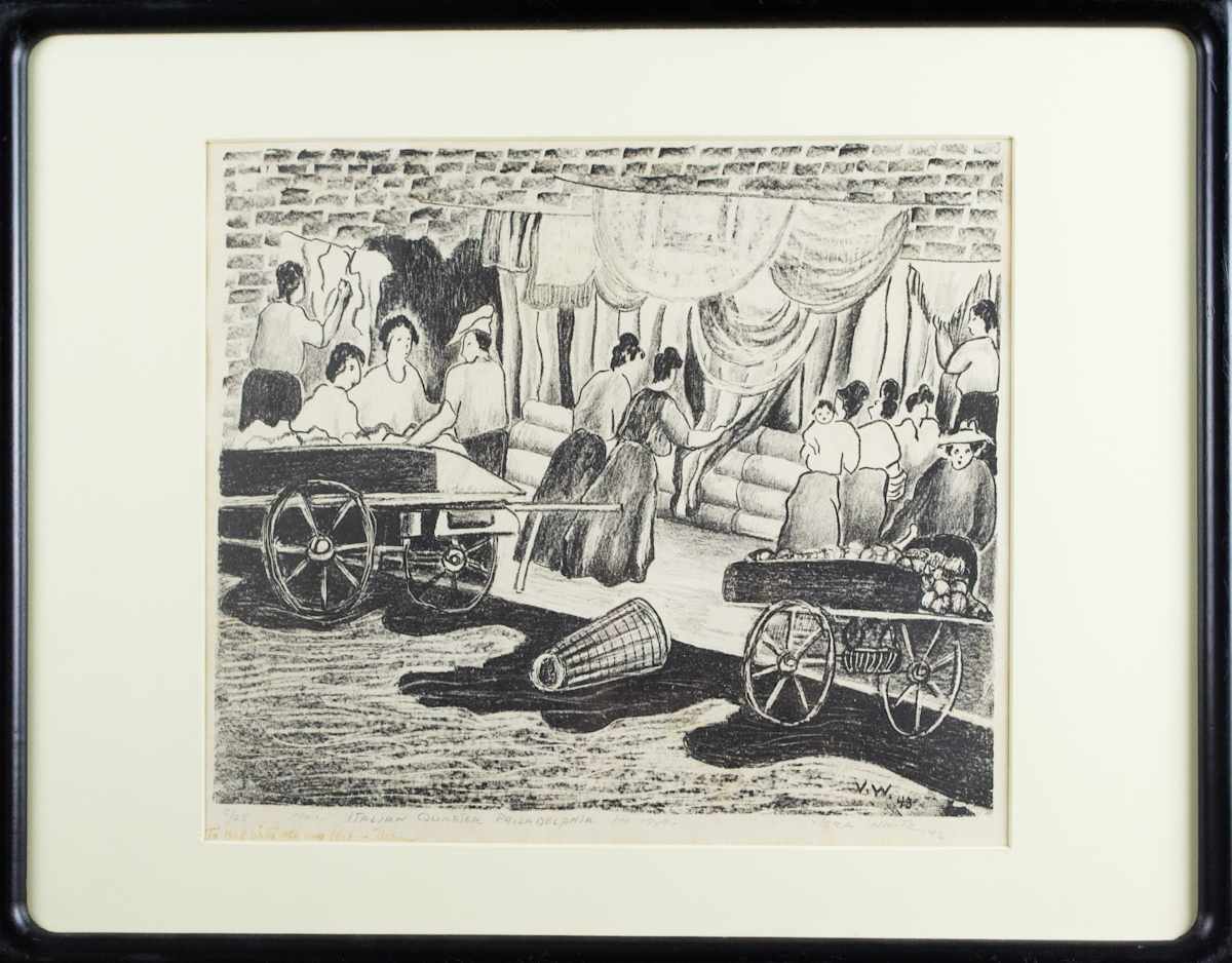 No. 1 - Italian Quarter Philadelphia In 1919 by Vera White 