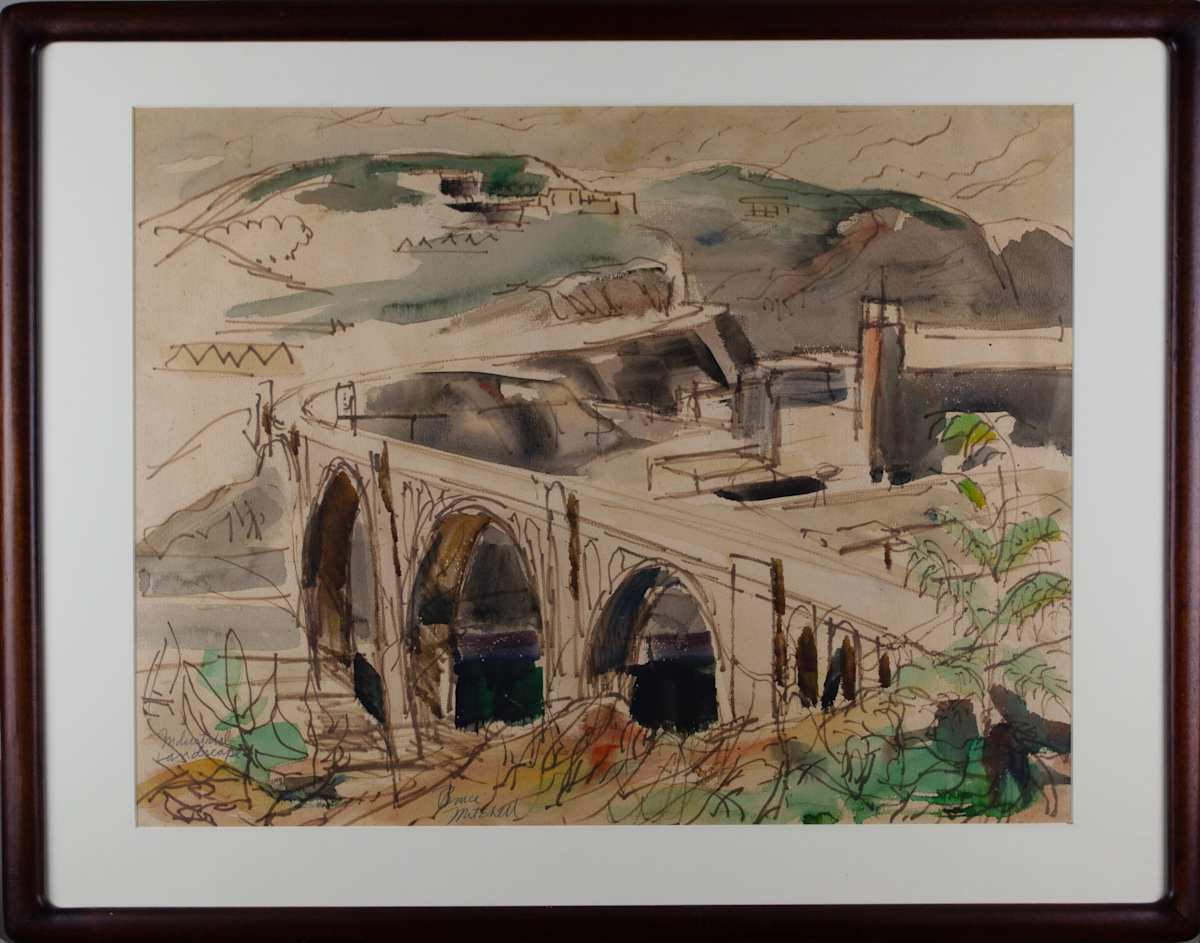 Industrial Landscape by Bruce Mitchell 