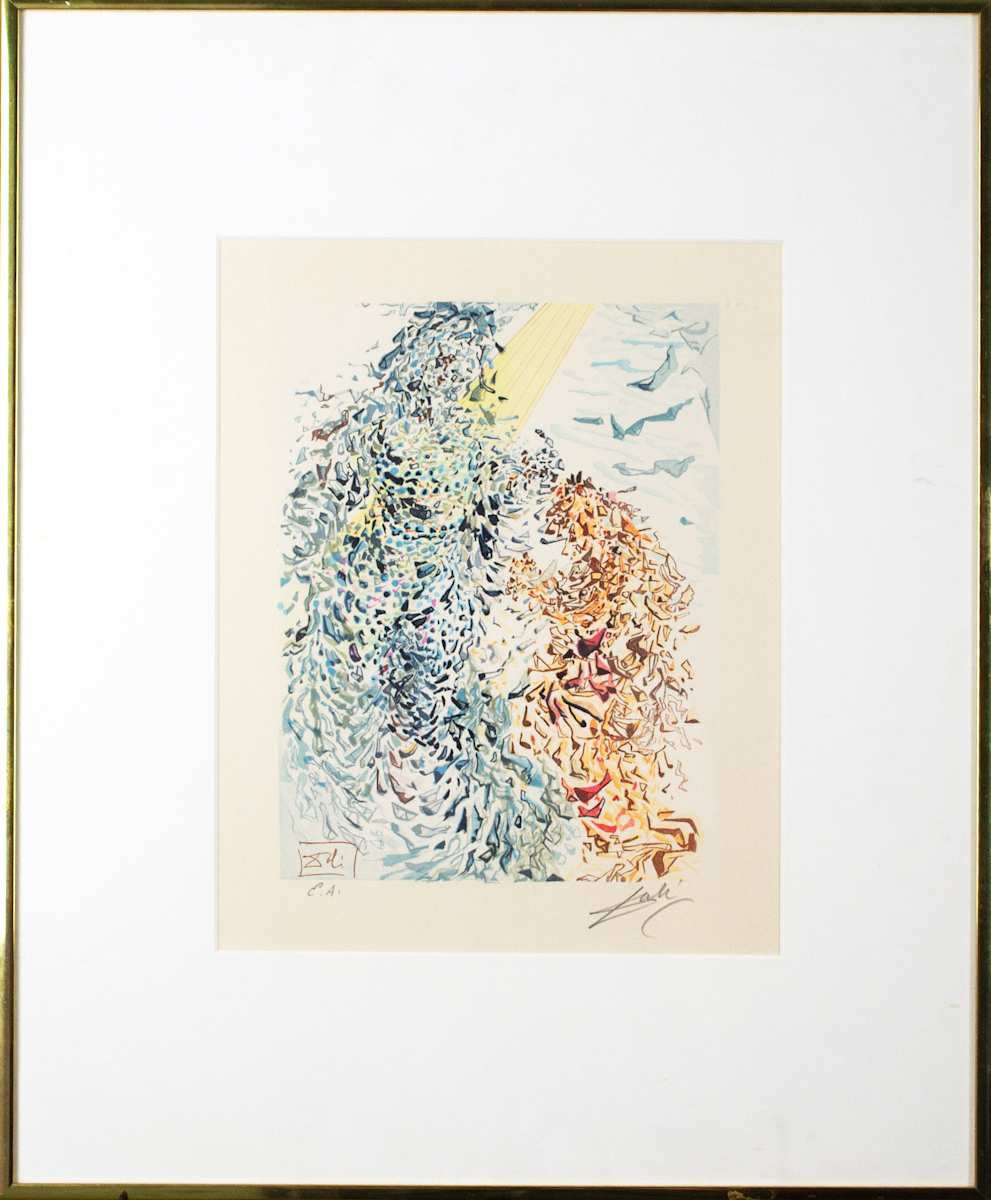 The Opposition (Paradise: Canto 11) by Salvador Dali 
