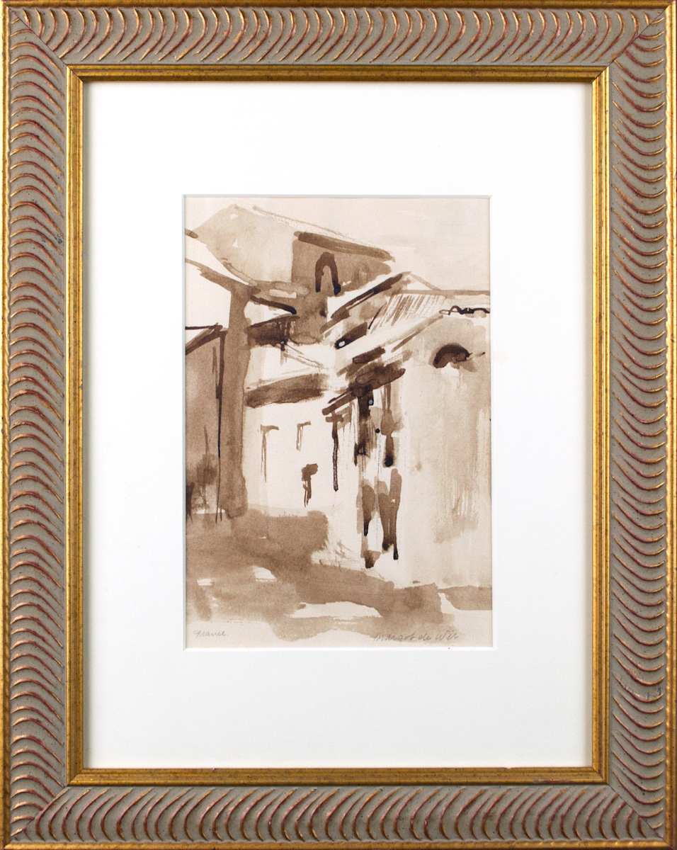 French Village Scene by Margot De Wit 